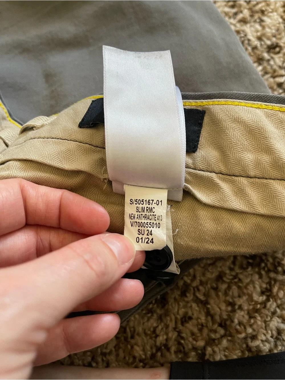 Banana Republic Men’s 32x30 Slim Rapid Movement Chino Pants Gray Stretch Work‎